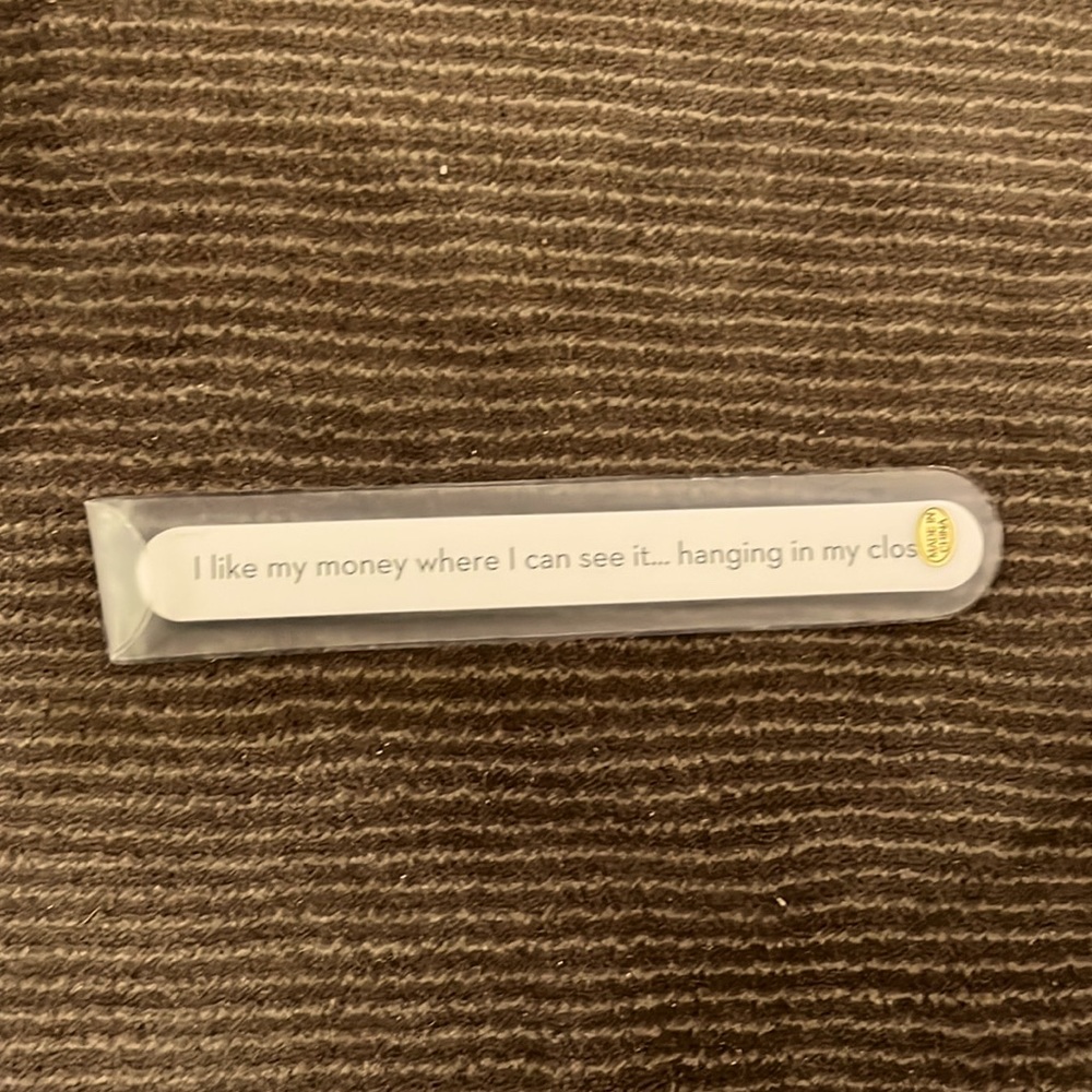 New Fashionphile nail file.  Small luxury bath bar complimentary with purchase!